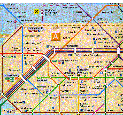 Berlin U-Bahn map